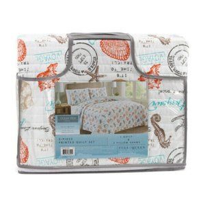 OCEAN VIEW Aruba Sea Life Quilt Set KING